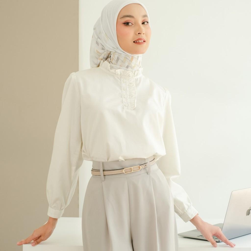 Zoya AZALEA Blouse - Atasan Wanita Wudhu Busui Friendly - Bahan Premium Cotton