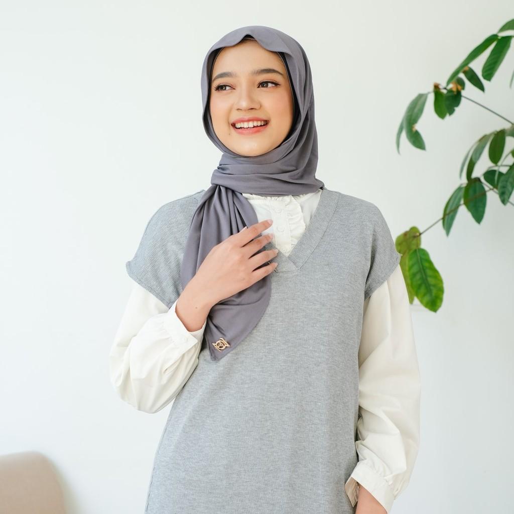 Zoya CALISTA Pashmina Instant - Hijab Pashmina Instan Polos Bahan Jersey