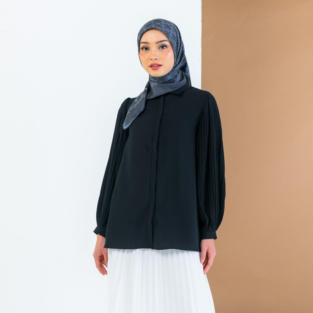 Zoya DEANDRIA Shirt Atasan Polos Wanita Wudhu Busui Friendly Bahan Premium Poly