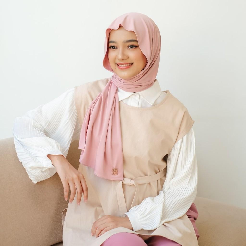 Zoya CALISTA Pashmina Instant - Hijab Pashmina Instan Polos Bahan Jersey