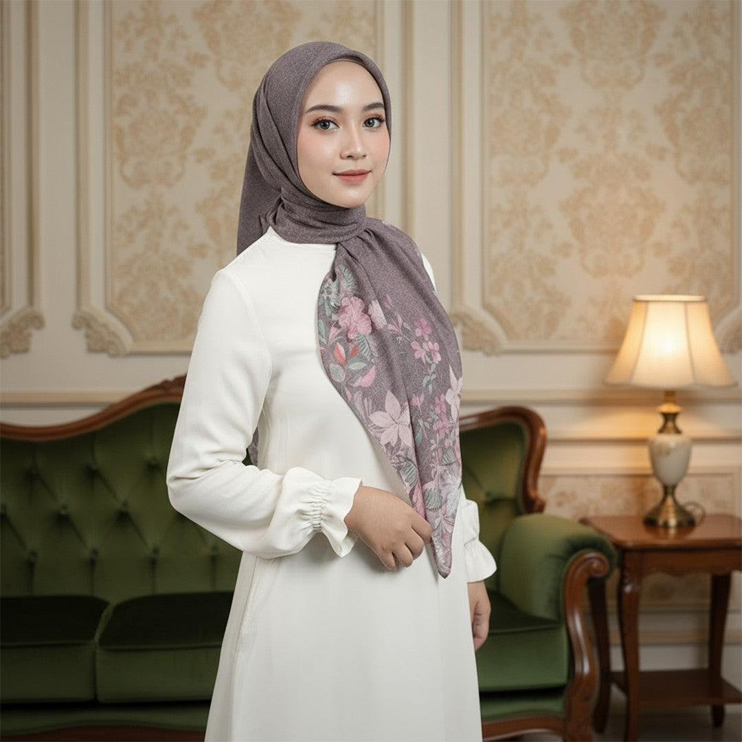 Zoya - Ayra Print Scarf - Kerudung Hijab Segi Empat Motif Premium - Box