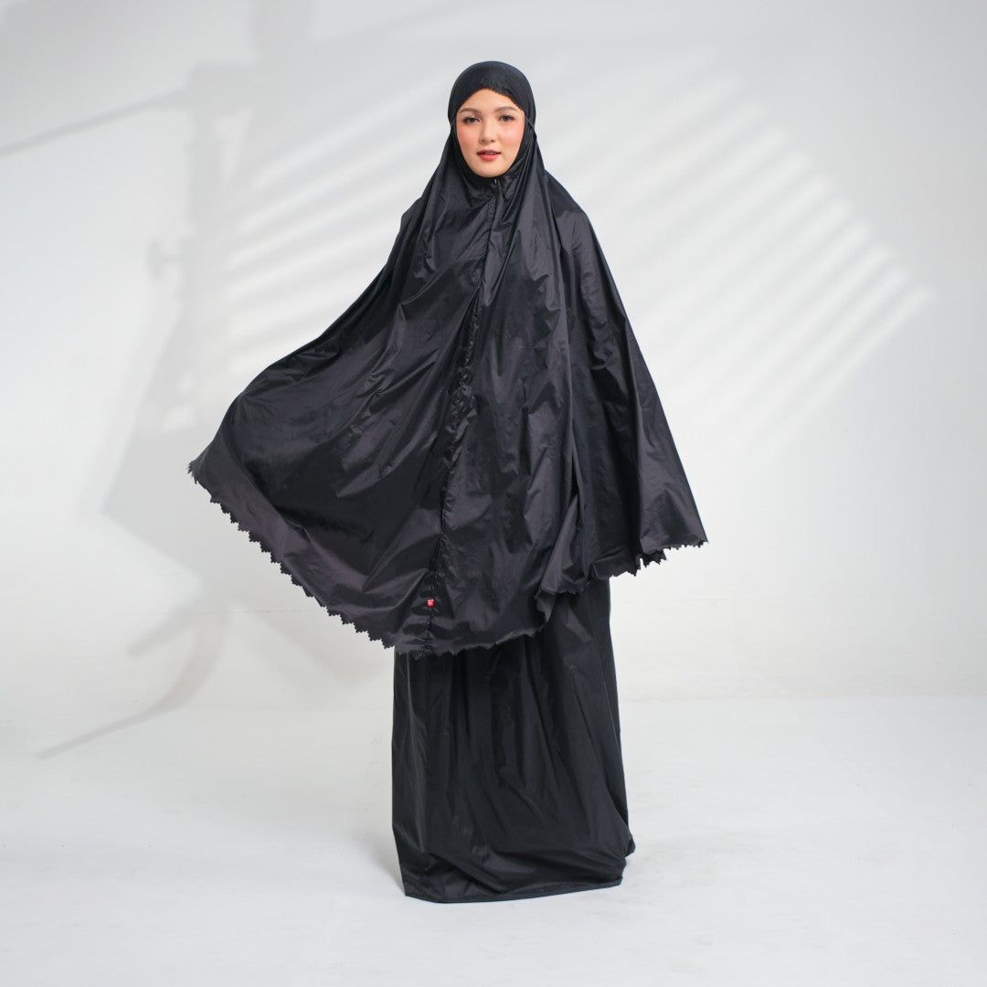 Zoya Devania Prayer Set - Mukena travel Dewasa Bahan Parasut