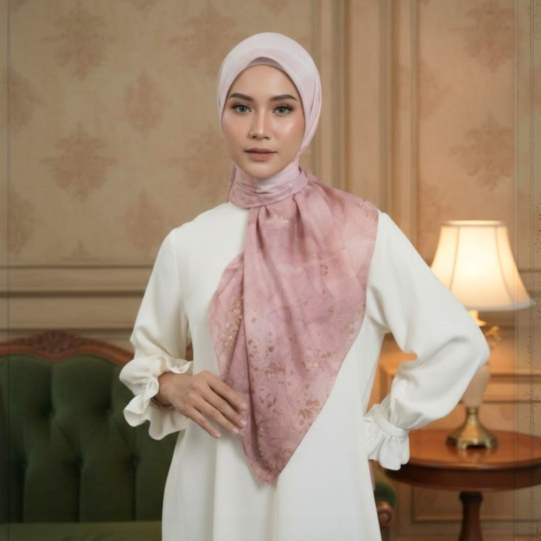 Zoya - Lira Print Scarf - Kerudung Hijab Segi Empat Motif Premium - Box