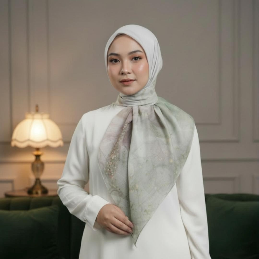 Zoya - Lira Print Scarf - Kerudung Hijab Segi Empat Motif Premium - Box