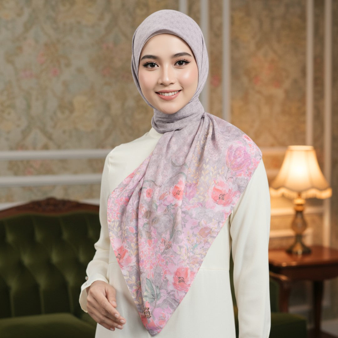 Zoya - Reena Print Scarf - Kerudung Hijab Segi Empat Motif Premium - Box