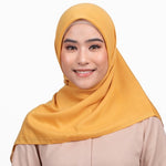 Zoya Feriha Scarf - Kerudung Hijab Segiempat Polos Bahan Polyspun Zoya Lovers