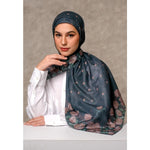 Zoya Kazava Scarf - Kerudung Hijab Segiempat Motif - Bahan Voal Signature Zoya Lovers