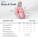 Zoya Kenanga Dress - Gamis Muslim Polos Wanita Wudhu Friendly - Bahan Dobby Zoya Lovers