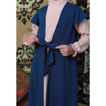Zoya Khaesa Girls Dress - Baju Muslim Anak Perempuan - Bahan Woolpeach Premium Zoya Lovers