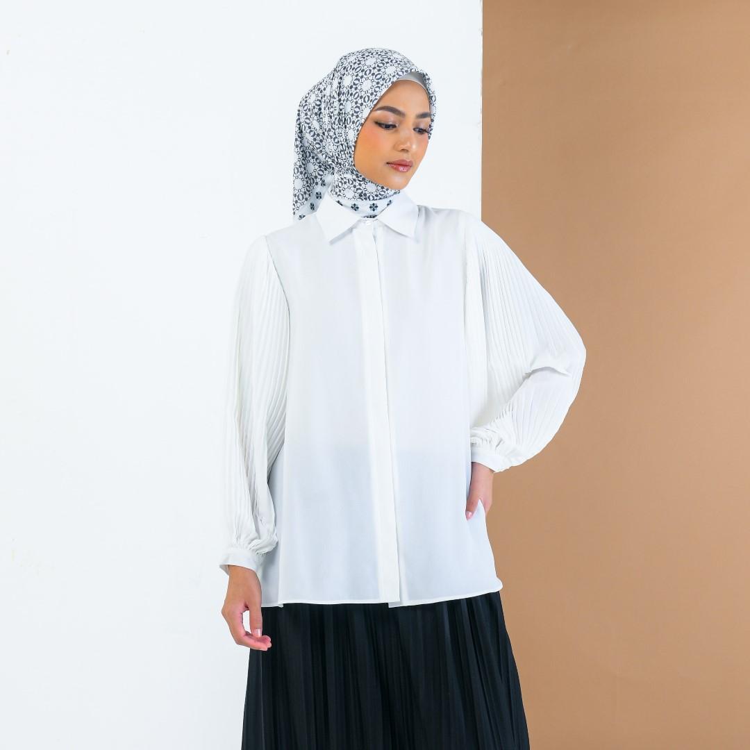 Zoya DEANDRIA Shirt Atasan Polos Wanita Wudhu Busui Friendly Bahan Premium Poly