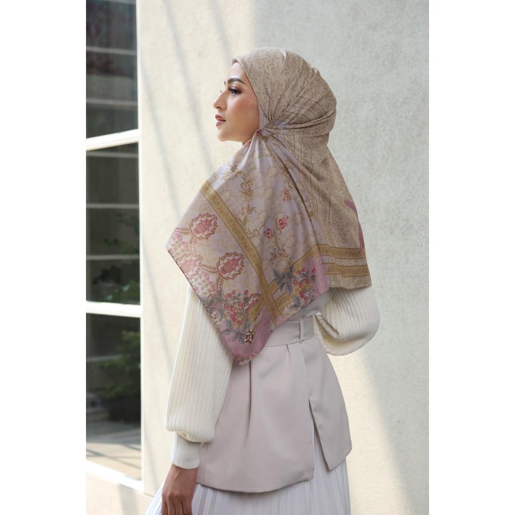 Zoya Divya Scarf Kerudung Hijab Segiempat Motif With Box Bahan Voal