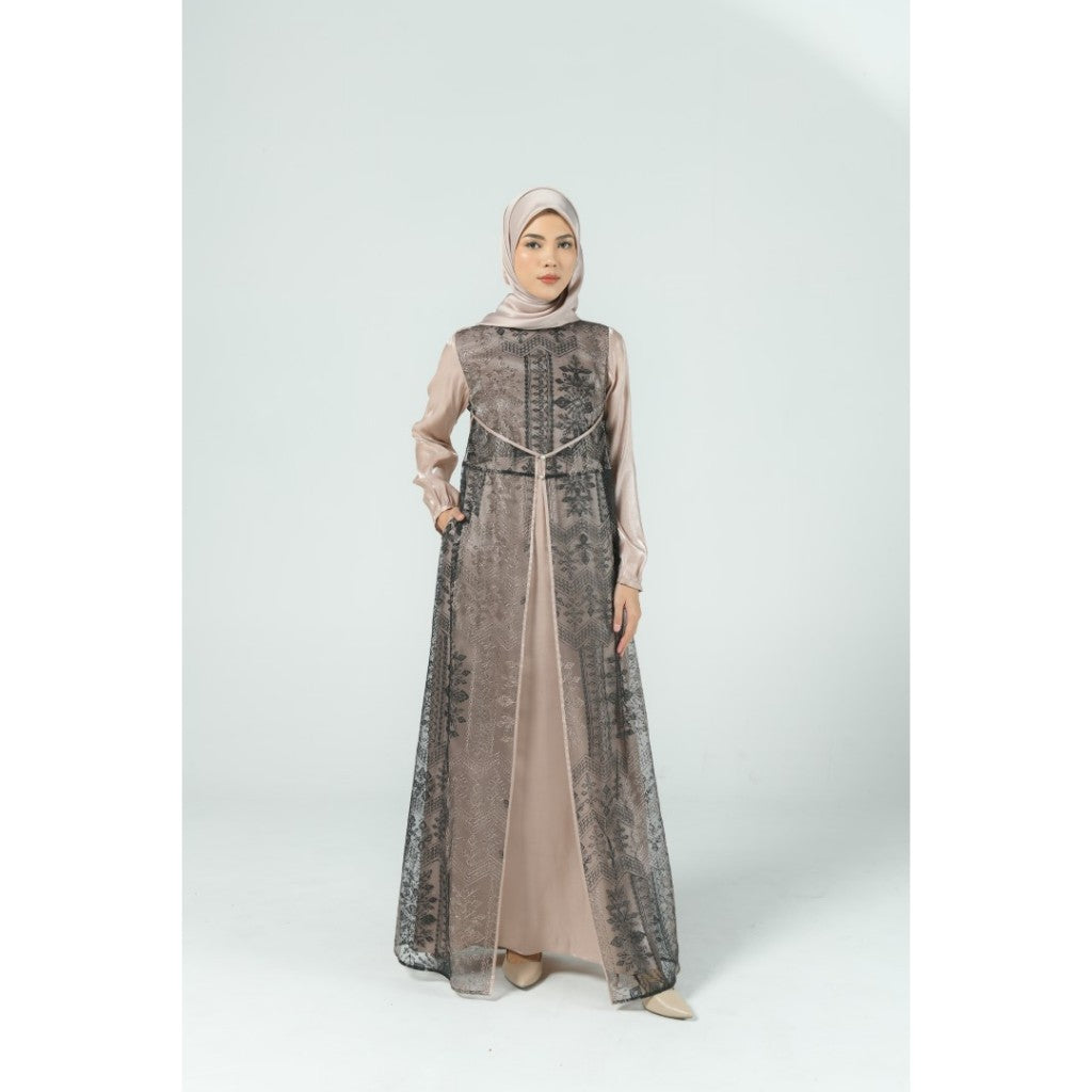 Zoya HALIZQA Dress - Gamis Muslim Wanita - Bahan Premium Poly