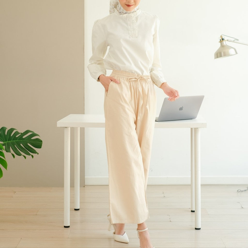 Zoya FIFI Pants - Celana Polos Wanita - Bahan Masato Linen